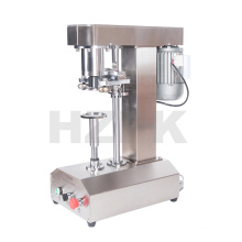 HZPK semi auto tabletop can capping machinery to close glass bottles with aluminum cap